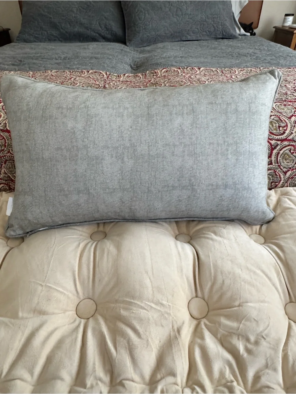 Farmhouse by Rachel Ashwell Embroidered Fall Ascent Oblong Pillow 14x24 Pumpkins